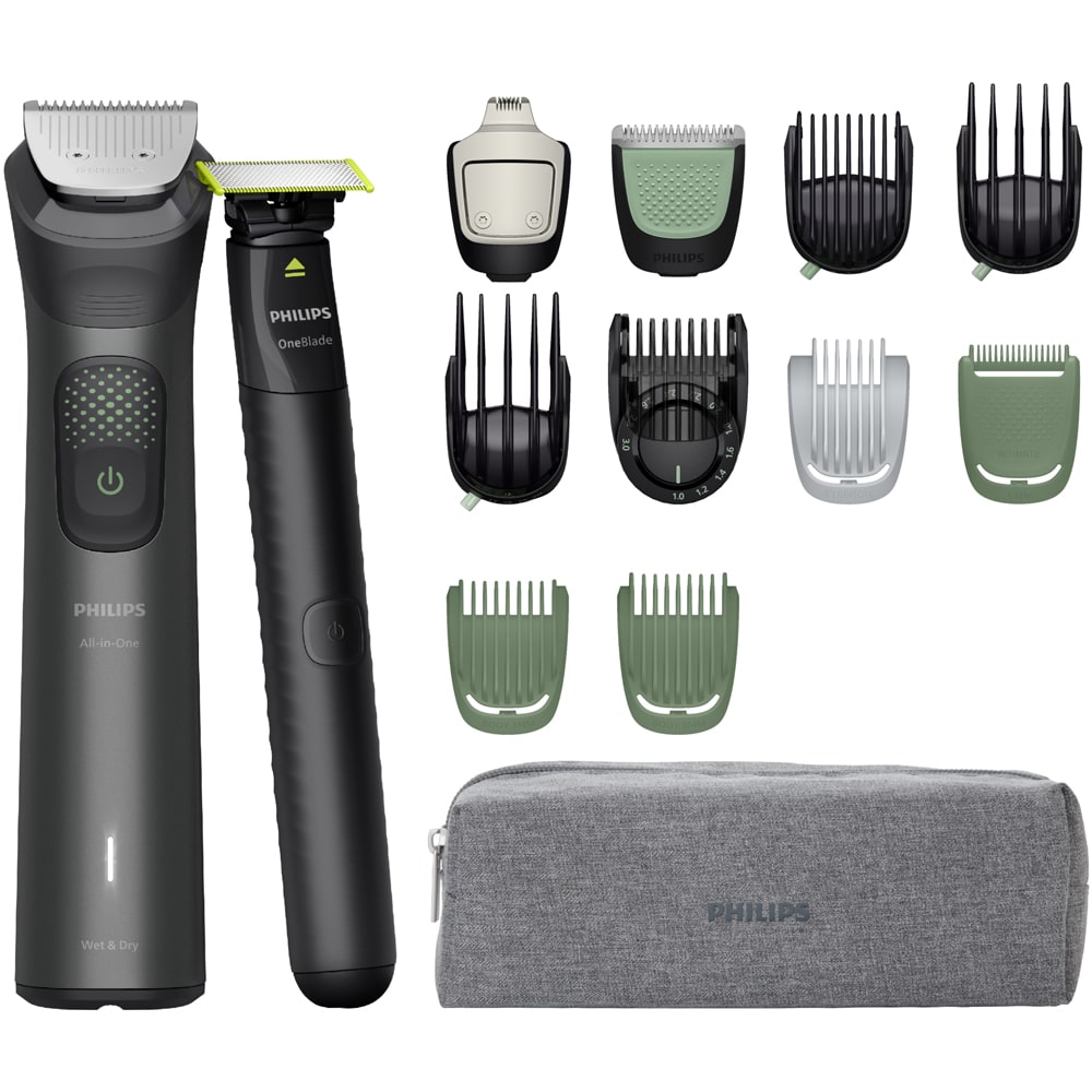 Aparat de tuns multifunctional 15 in 1 PHILIPS Series 9000 MG9531/15, acumulator, autonomie 120 min, negru