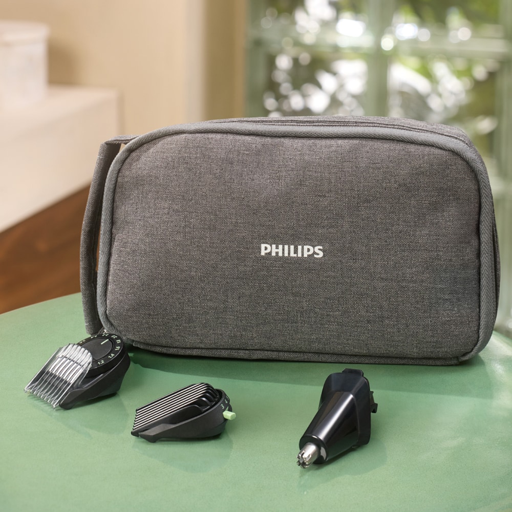 Aparat de tuns multifunctional 19 in 1 PHILIPS Series 9000 MG9556/15, acumulator, autonomie 120 min, negru