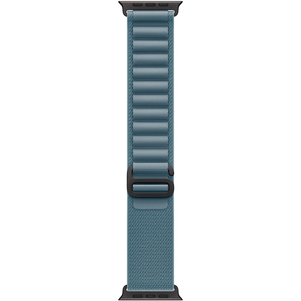 Bratara pentru APPLE Watch 49mm Light Blue Alpine Loop - Medium - Black Titanium Finish, MG9L4ZM/A