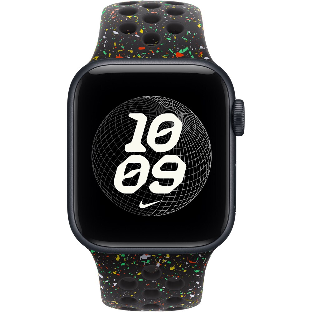 Bratara pentru APPLE Watch 40mm Midnight Black Nike Sport Band - M/L, MG9Y4ZM/A