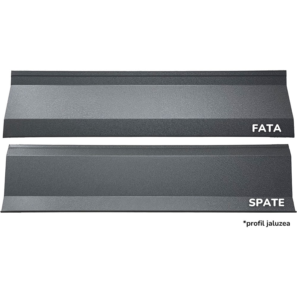 Panou gard jaluzea Atlas, 100 x 204.5 cm, gri mat