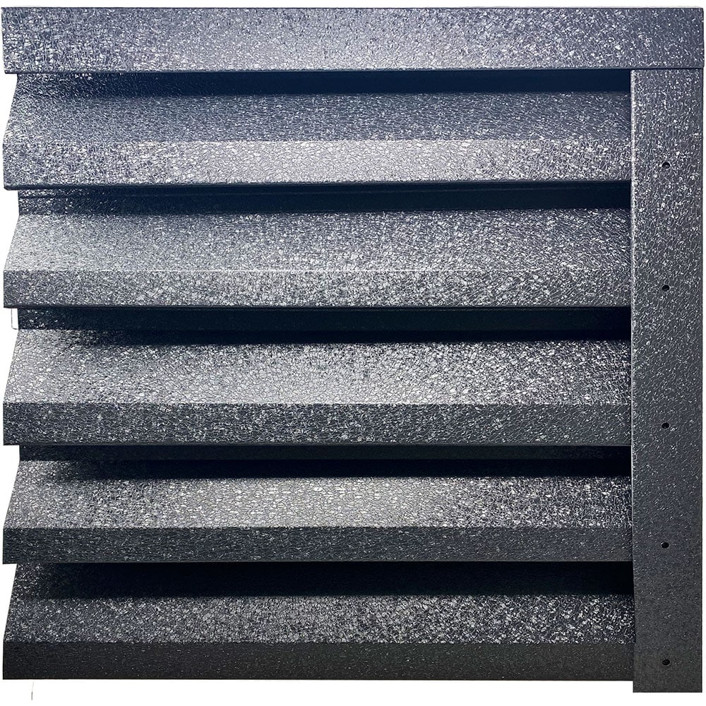 Panou gard jaluzea Atlas, 200 x 124.5 cm, gri hi-mat