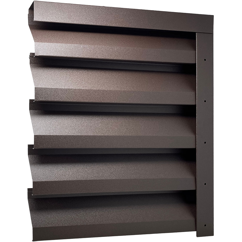 Panou gard jaluzea Atlas, 200 x 124.5 cm, maro mat