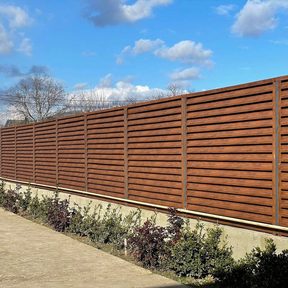 Panou gard jaluzea Atlas, 200 x 124.5 cm, mahon