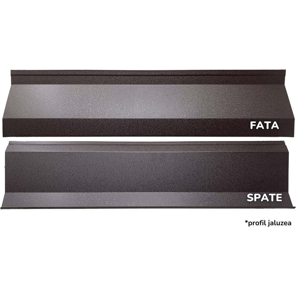 Panou gard jaluzea Atlas, 200 x 154.5 cm, maro mat