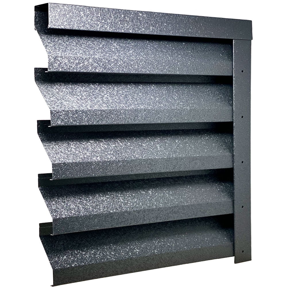 Panou gard jaluzea Atlas, 200 x 154.5 cm, gri hi-mat