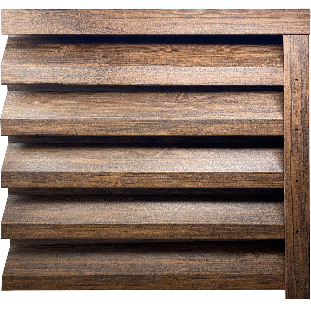 Panou gard jaluzea Atlas, 200 x 154.5 cm, mahon