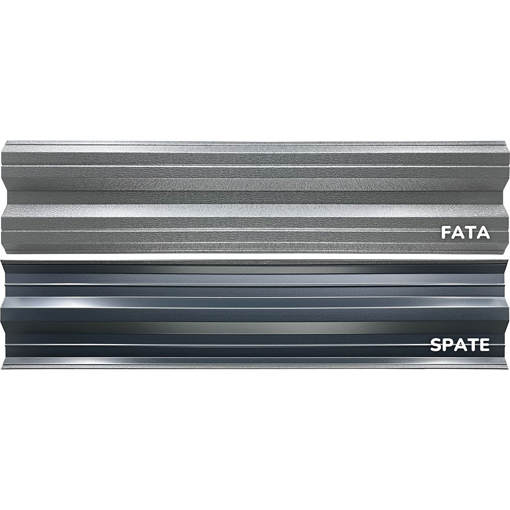 Sipca metalica gard Simetrica, 11.5 x 200 cm, gri mat, 25 bucati