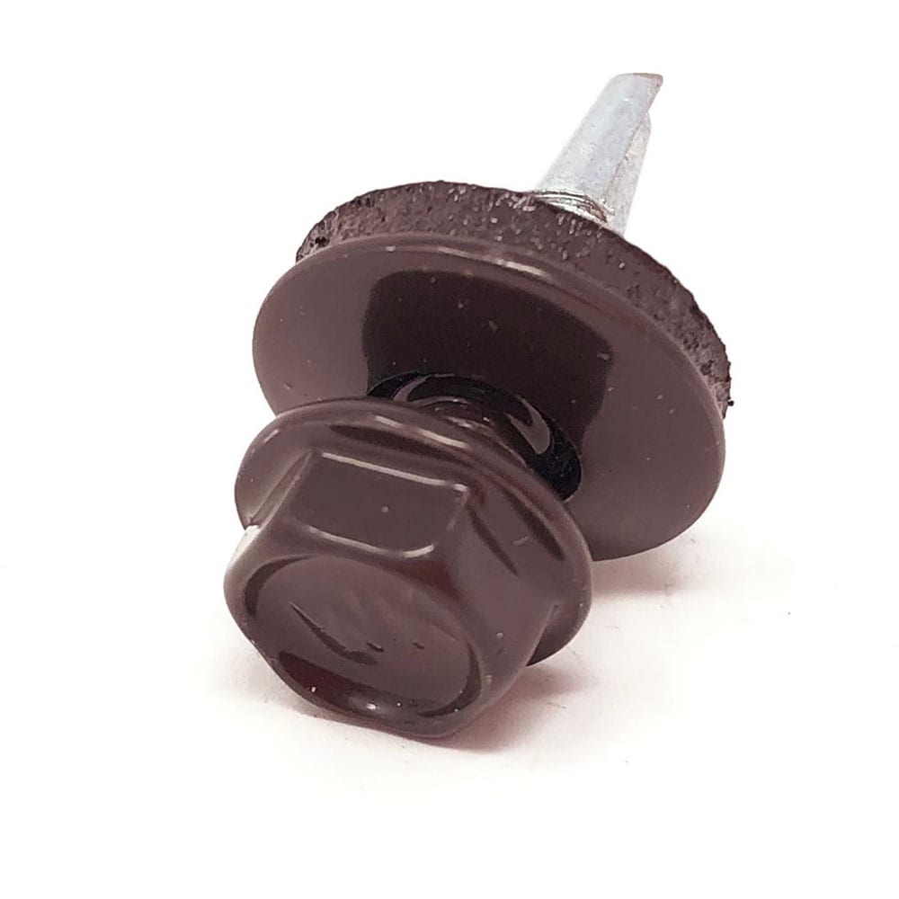 Sipca metalica gard Tisa, 11.5 x 130 cm, maro mat, 25 bucati