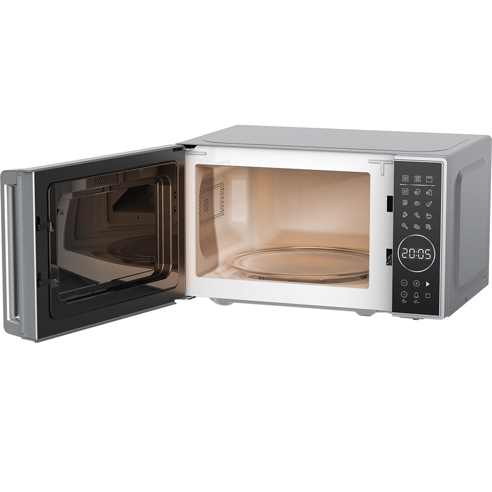 Cuptor microunde cu grill BEKO MGC20130SB, 20l, 700W, argintiu-negru