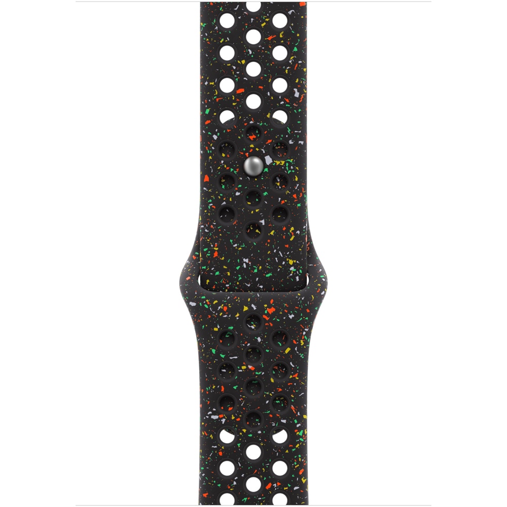 Bratara pentru APPLE Watch 46mm Midnight Black Nike Sport Band - S/M, MGC24ZM/A