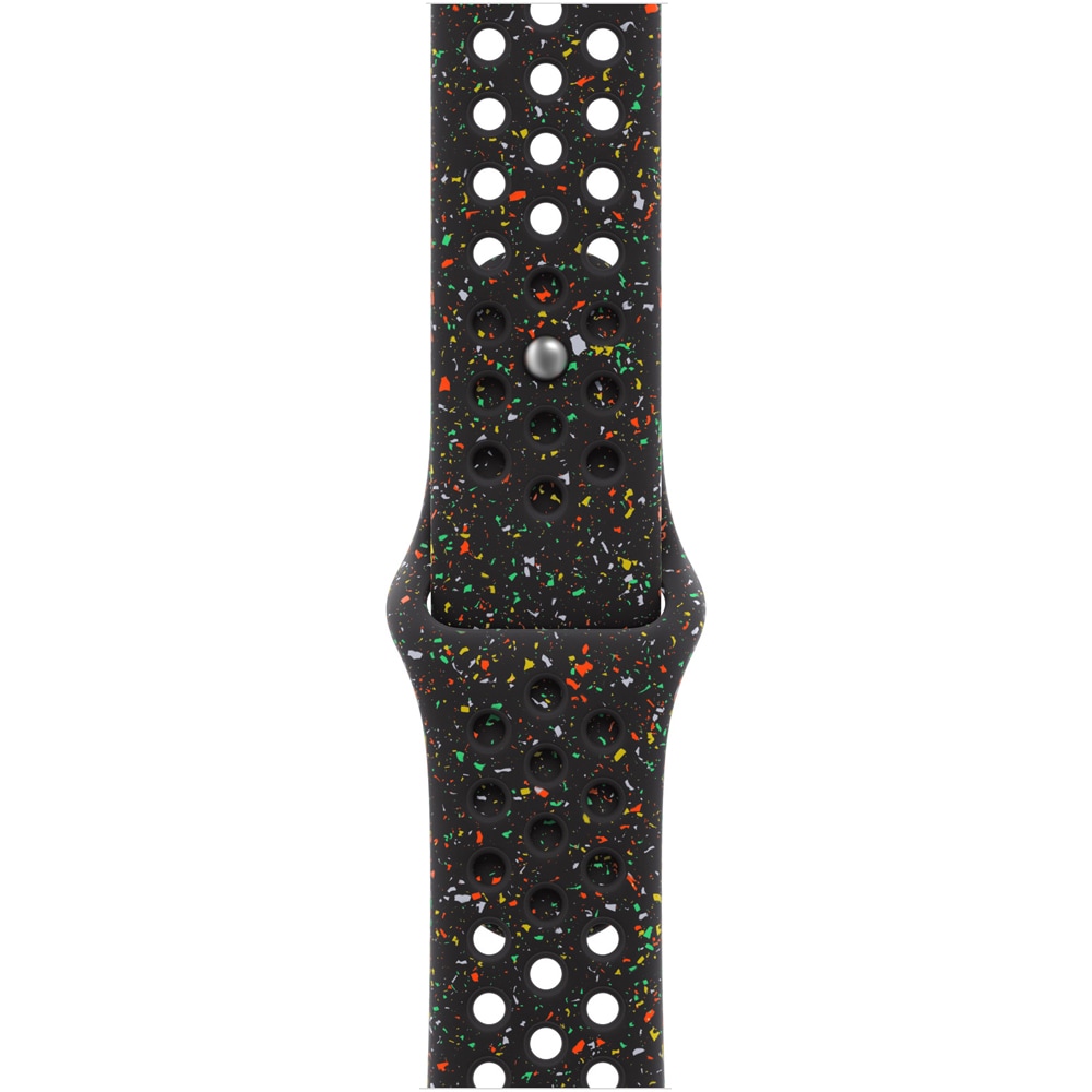 Bratara pentru APPLE Watch 46mm Midnight Black Nike Sport Band - M/L, MGC34ZM/A