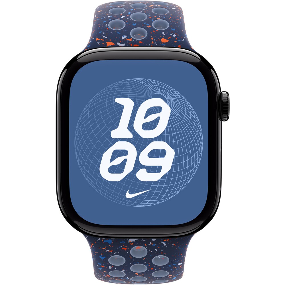Bratara pentru APPLE Watch 46mm Blue Ribbon Nike Sport Band - S/M, MGC94ZM/A