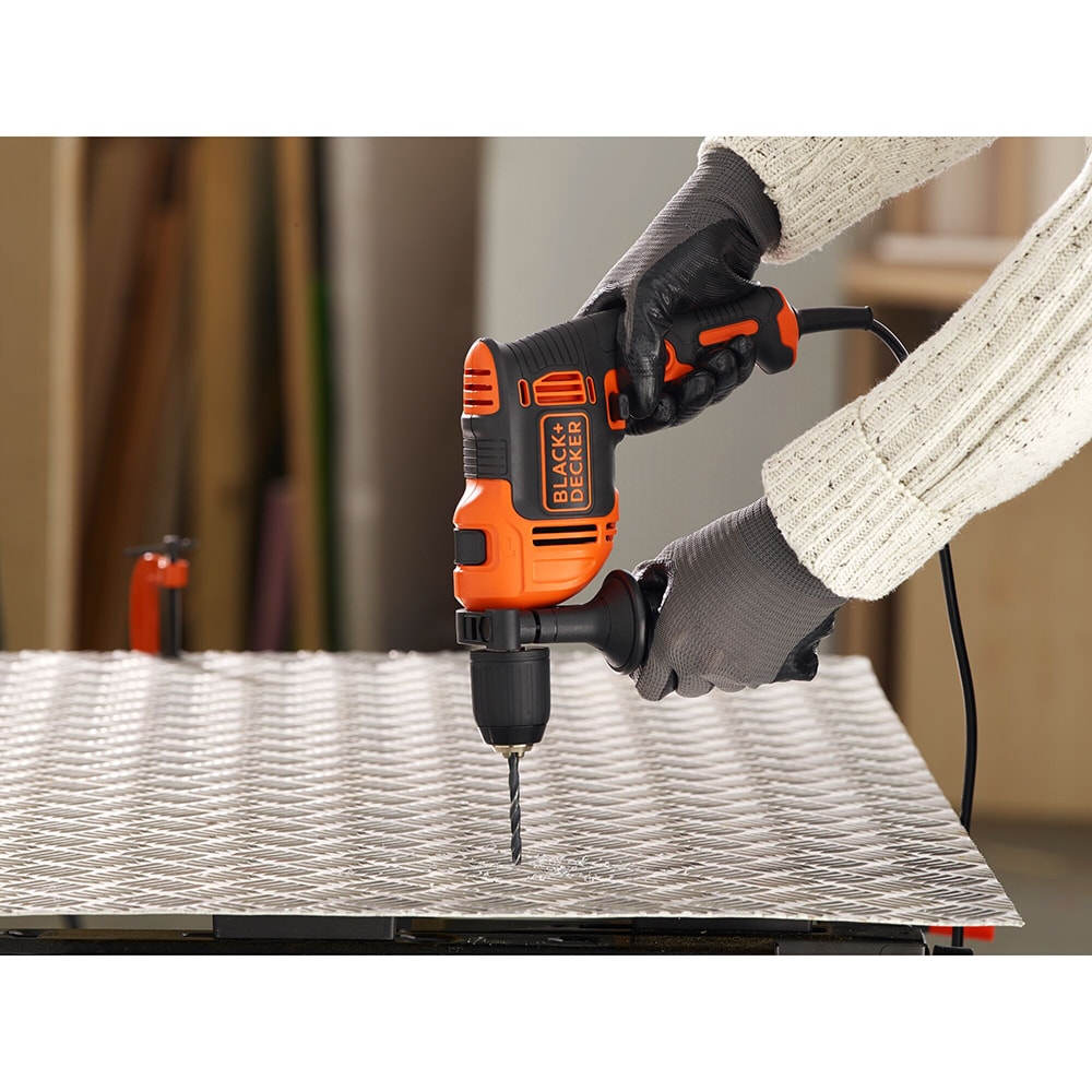 Ciocan rotopercutor BLACK&DECKER BEH710SA32-QS, 710W, 2800rpm, mandrina rapida, 36 accesorii