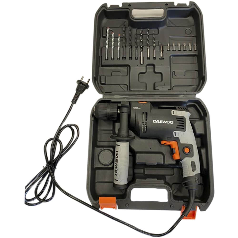 Masina de gaurit (bormasina) DAEWOO DAID550L, 550W, 2700RPM, mandrina cu cheie 13mm