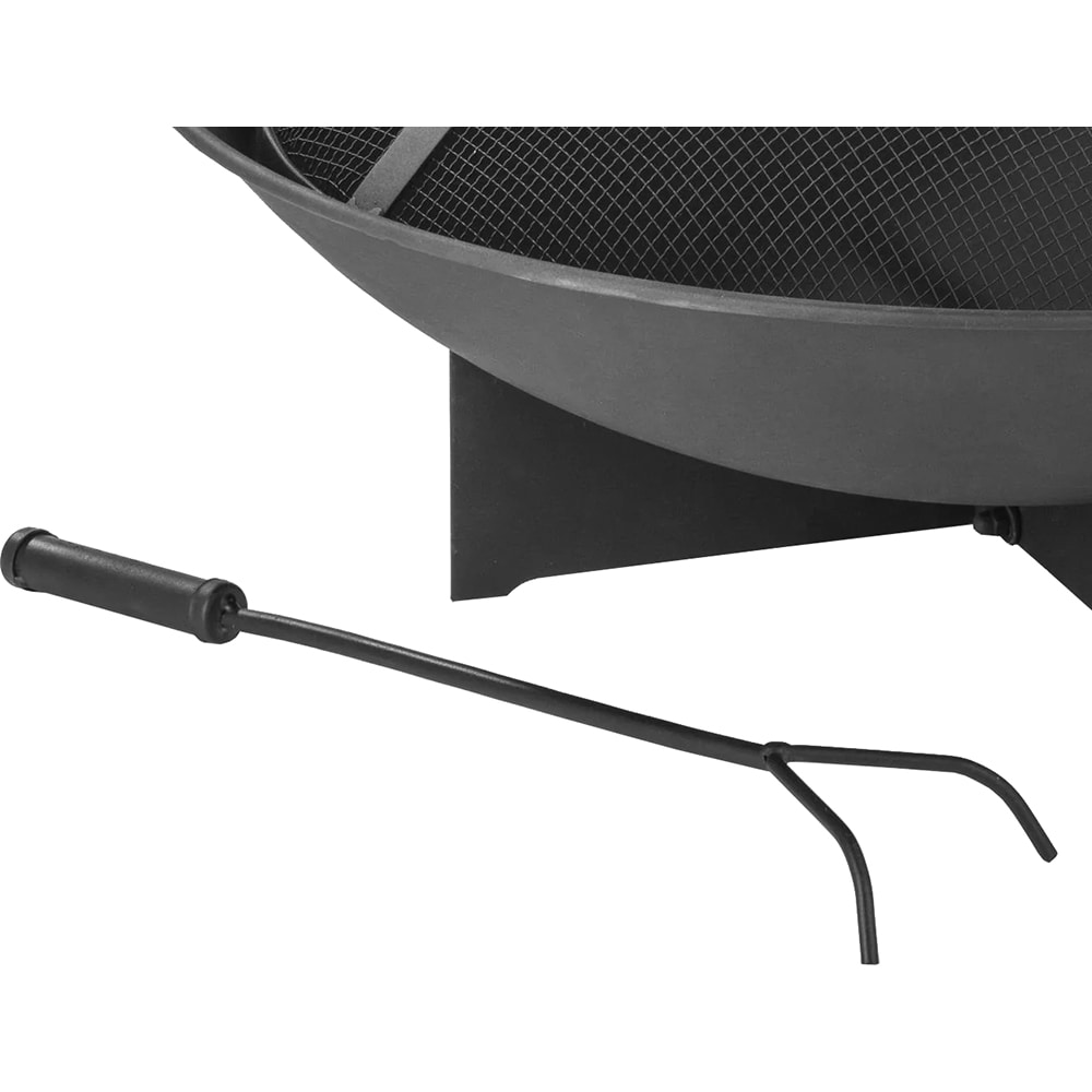 Vatra de foc LANDMANN 03313, otel, 60 x 25 cm, negru