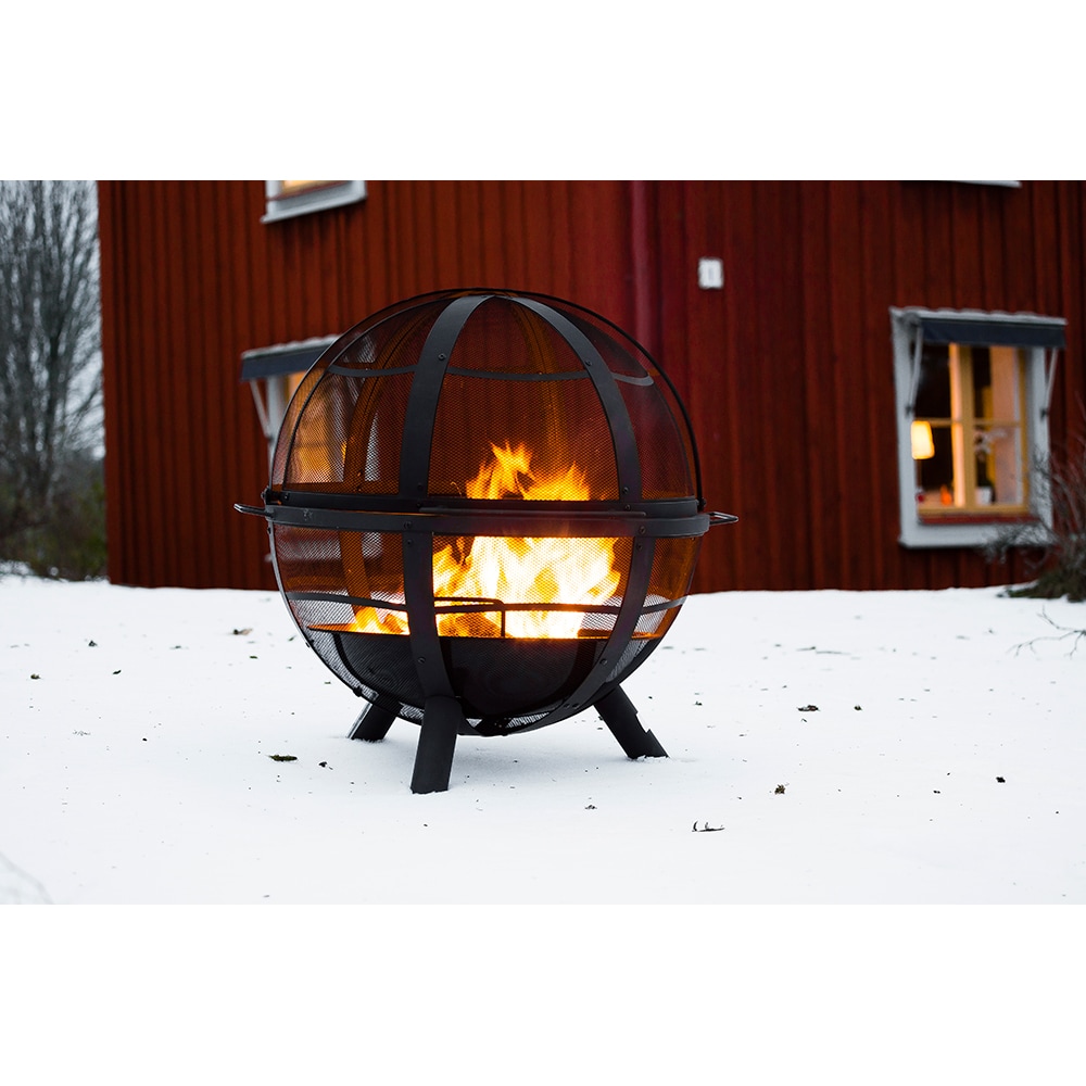 Vatra de foc LANDMANN Ball of Fire, otel, 86 x 79.5 x 89.5 cm, negru