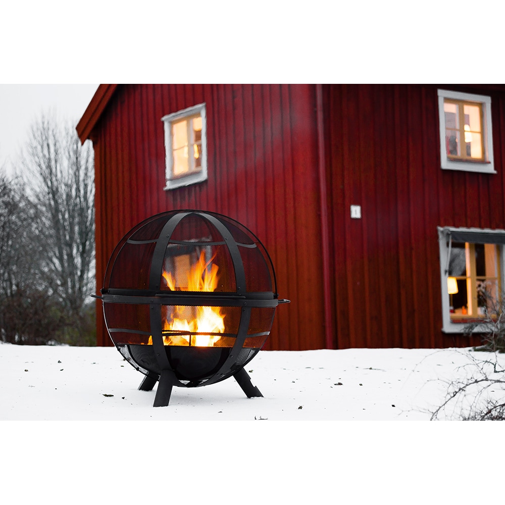 Vatra de foc LANDMANN Ball of Fire, otel, 86 x 79.5 x 89.5 cm, negru