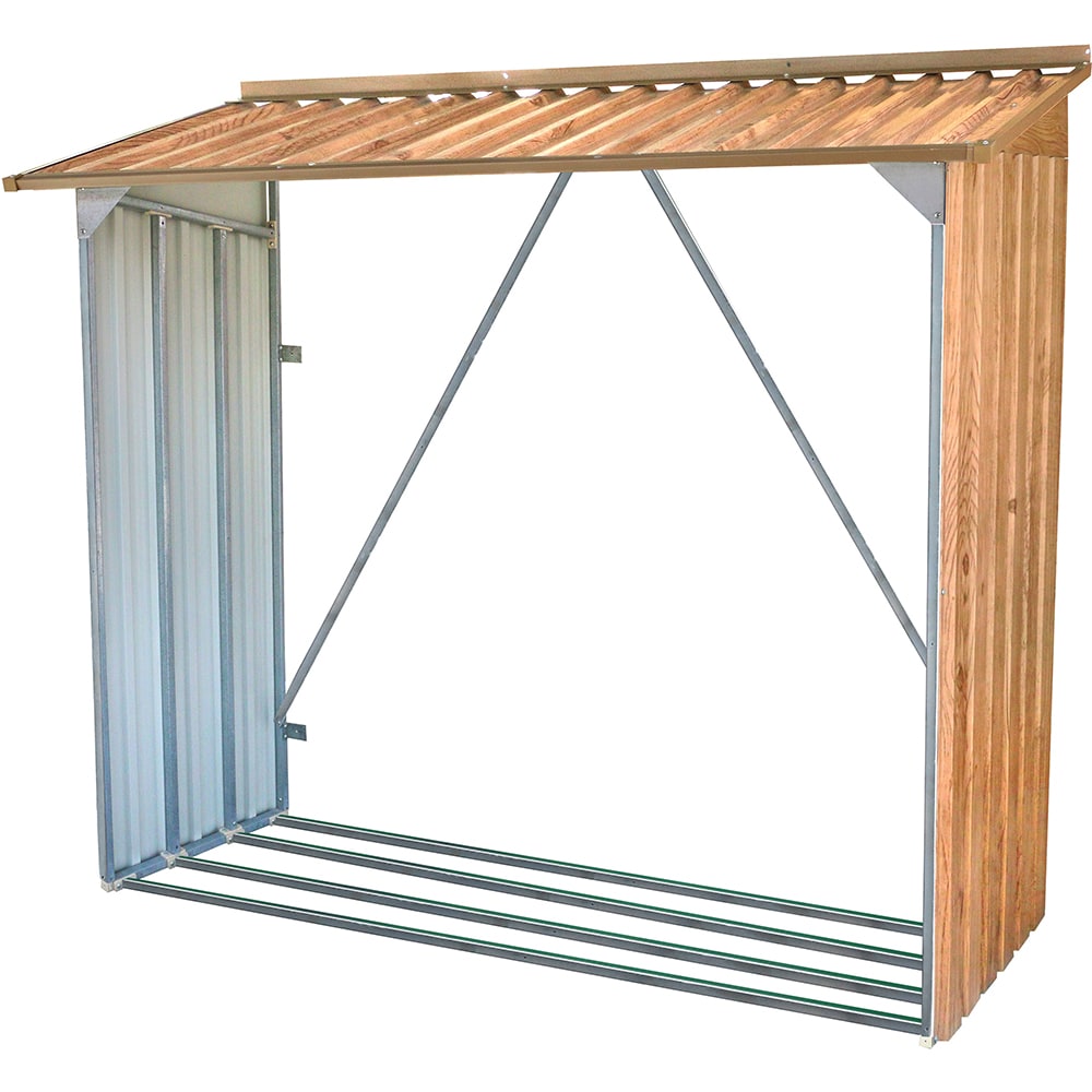 Sopron gradina DURAMAX, metal, 182.3 x 73.5 x 160.4 cm, maro