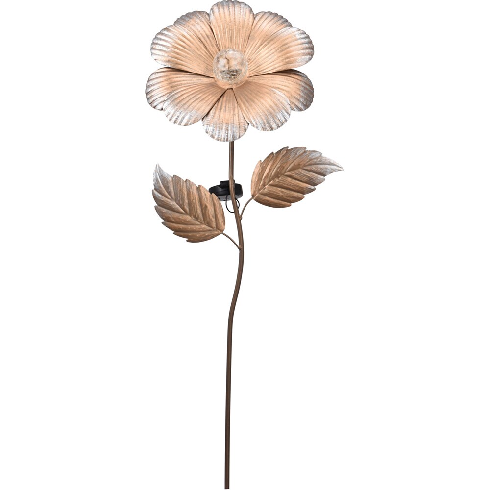 Decoratiune gradina Flower, incarcare solara, 30 x 6 x 96 cm, multicolor