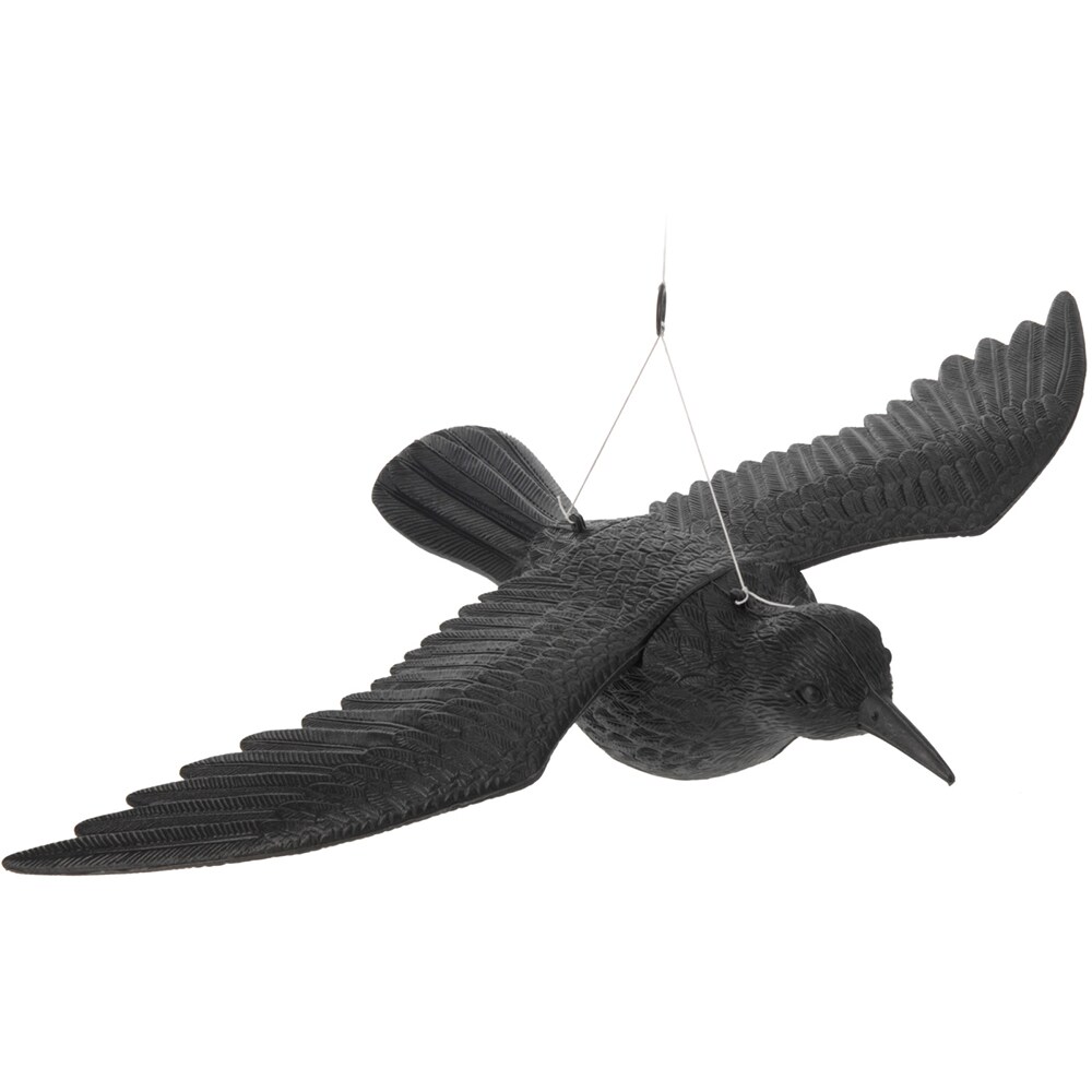 Decoratiune gradina Raven, 40 x 57.7 x 13 cm, negru