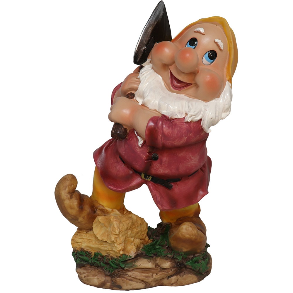 Decoratiune gradina Pitic 4, 15 x 15 x 32 cm, multicolor