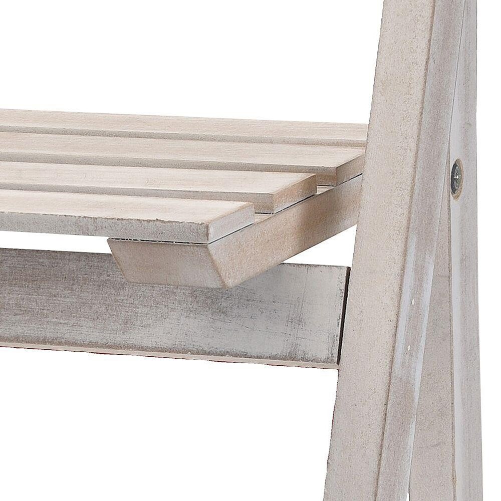 Suport ghiveci KI CC5046070, lemn, 32 x 41 x 65 cm, alb