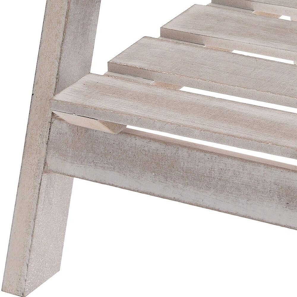 Suport ghiveci KI CC5046070, lemn, 32 x 41 x 65 cm, alb