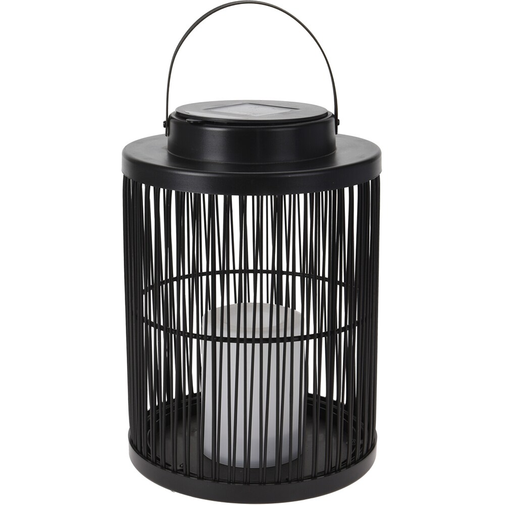 Decoratiune gradina CX2100560, incarcare solara, 18 x 18 x 24 cm, negru