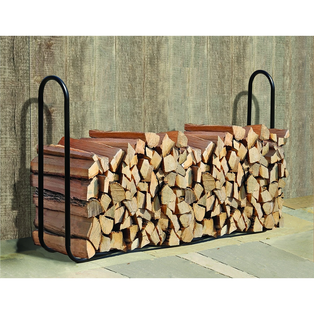 Suport lemne SHELTER LOGIC, metal, 244 x 25 x 99 cm, negru