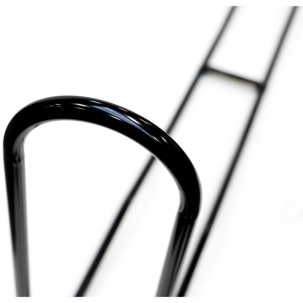 Suport lemne SHELTER LOGIC, metal, 244 x 25 x 99 cm, negru