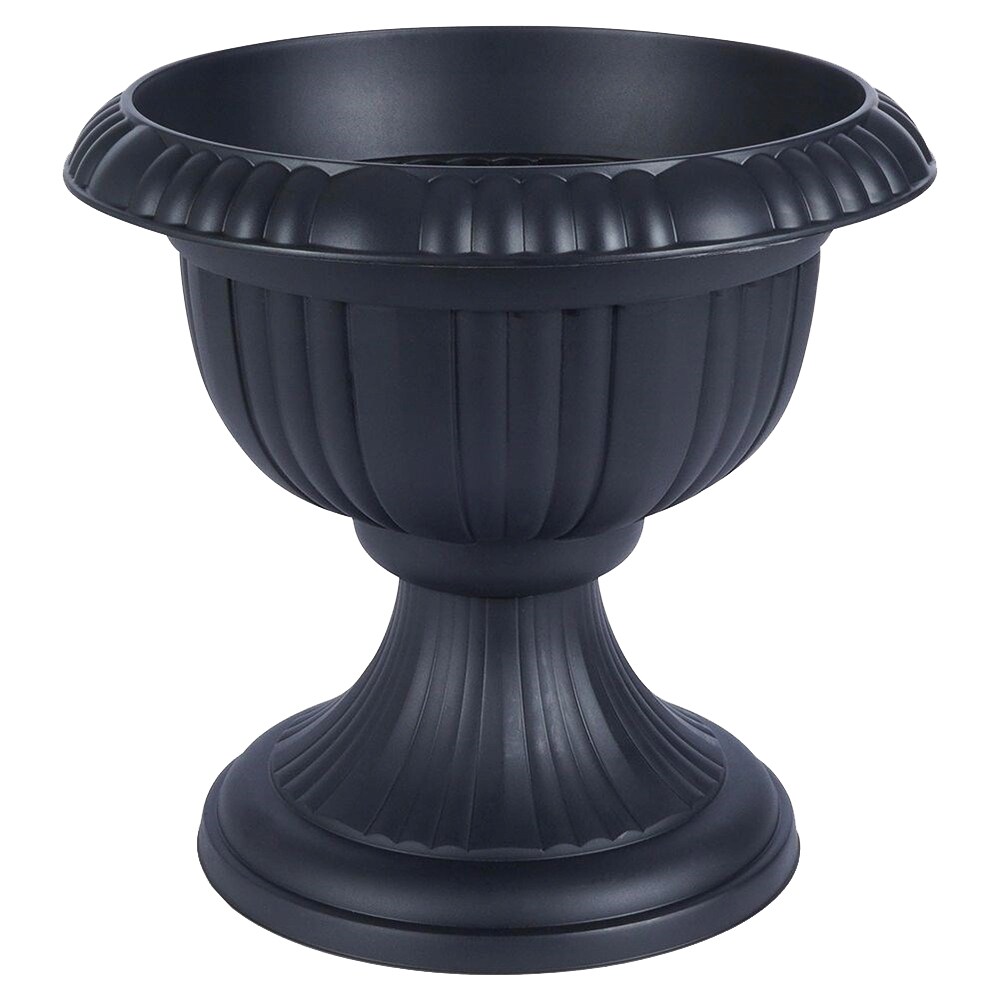 Ghiveci flori KI, polipropilena, D 40 cm, antracit
