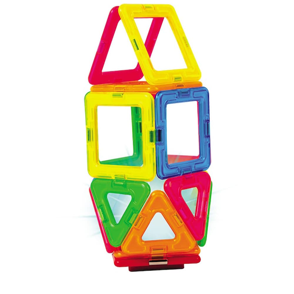 Joc constructie MAGFORMERS Neon Led MGF1485, 3 ani+, 31 piese