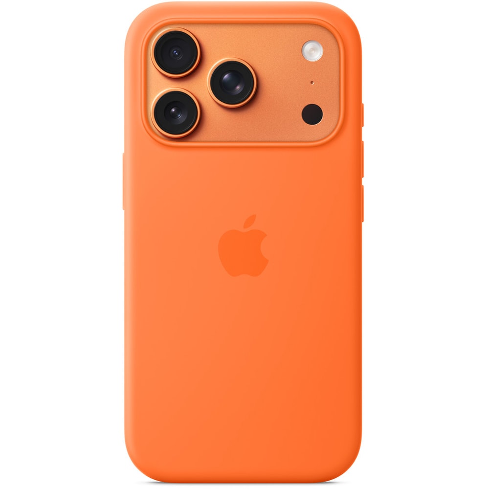 Husa telefon APPLE iPhone 17 Pro Silicone Case cu MagSafe - Orange, MGFE4ZM/A