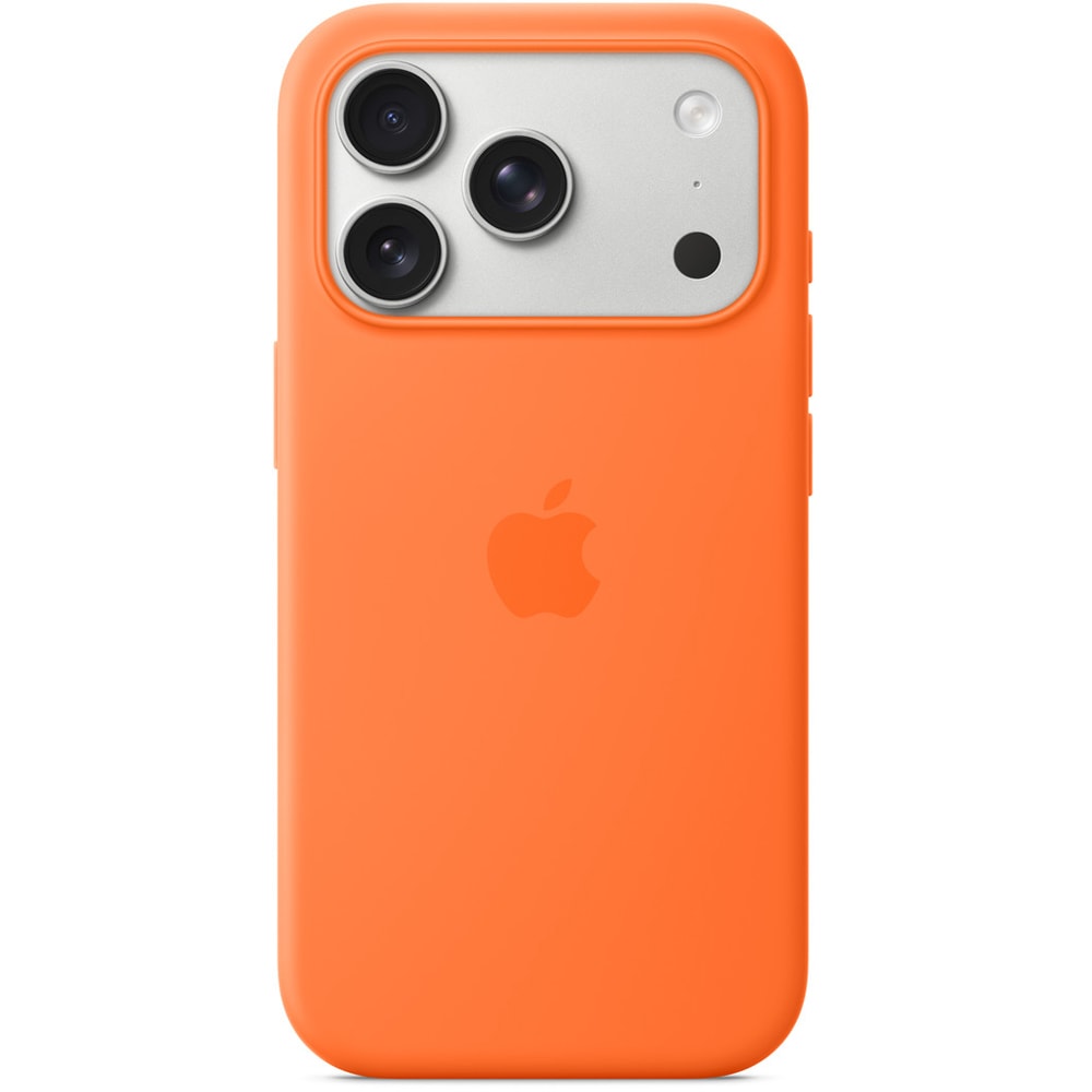 Husa telefon APPLE iPhone 17 Pro Silicone Case cu MagSafe - Orange, MGFE4ZM/A