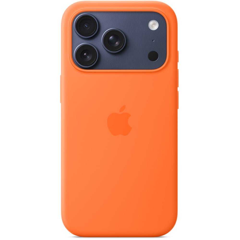 Husa telefon APPLE iPhone 17 Pro Silicone Case cu MagSafe - Orange, MGFE4ZM/A