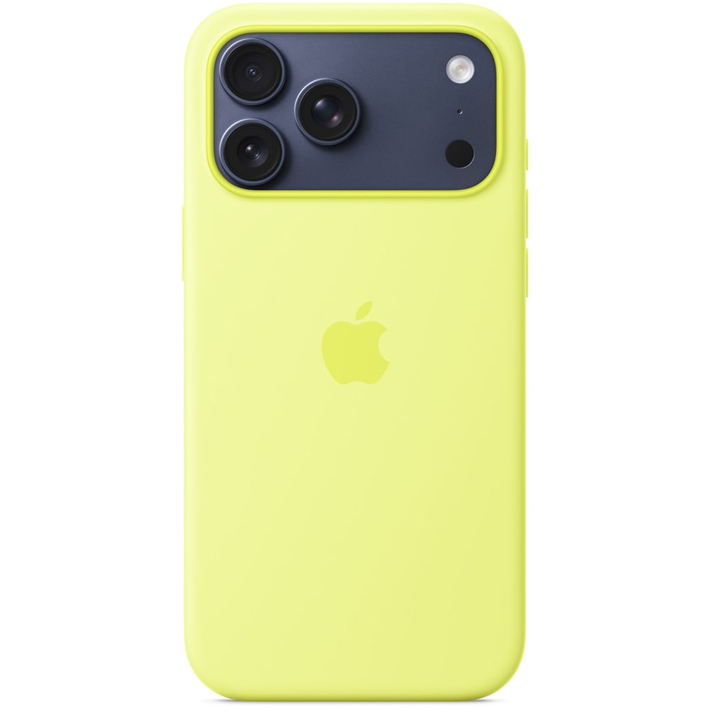 Husa telefon APPLE iPhone 17 Pro Max Silicone Case cu MagSafe - Neon Yellow, MGFM4ZM/A