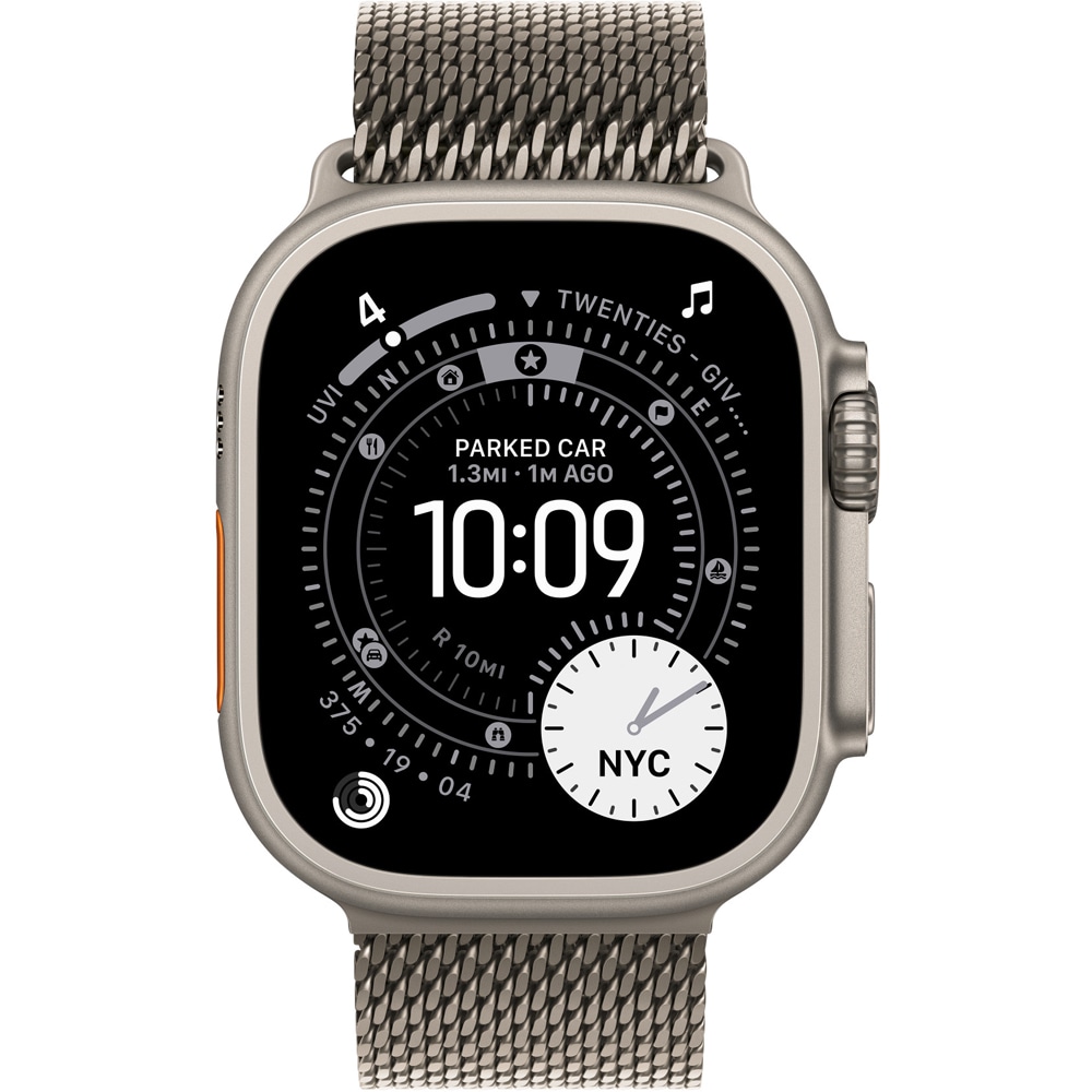 Bratara pentru APPLE Watch 49mm Natural Titanium Milanese Loop - Small, MGHN4ZM/A