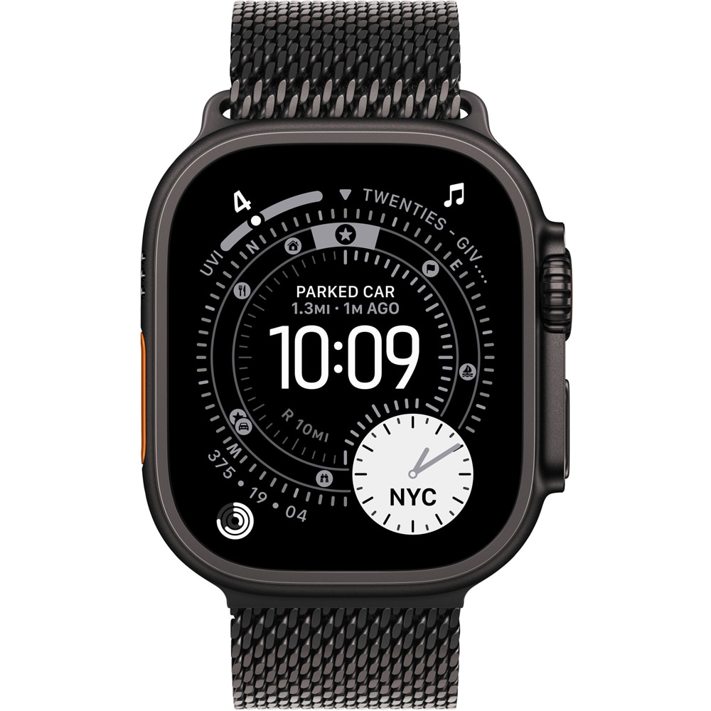 Bratara pentru APPLE Watch 49mm Black Titanium Milanese Loop - Small, MGHR4ZM/A