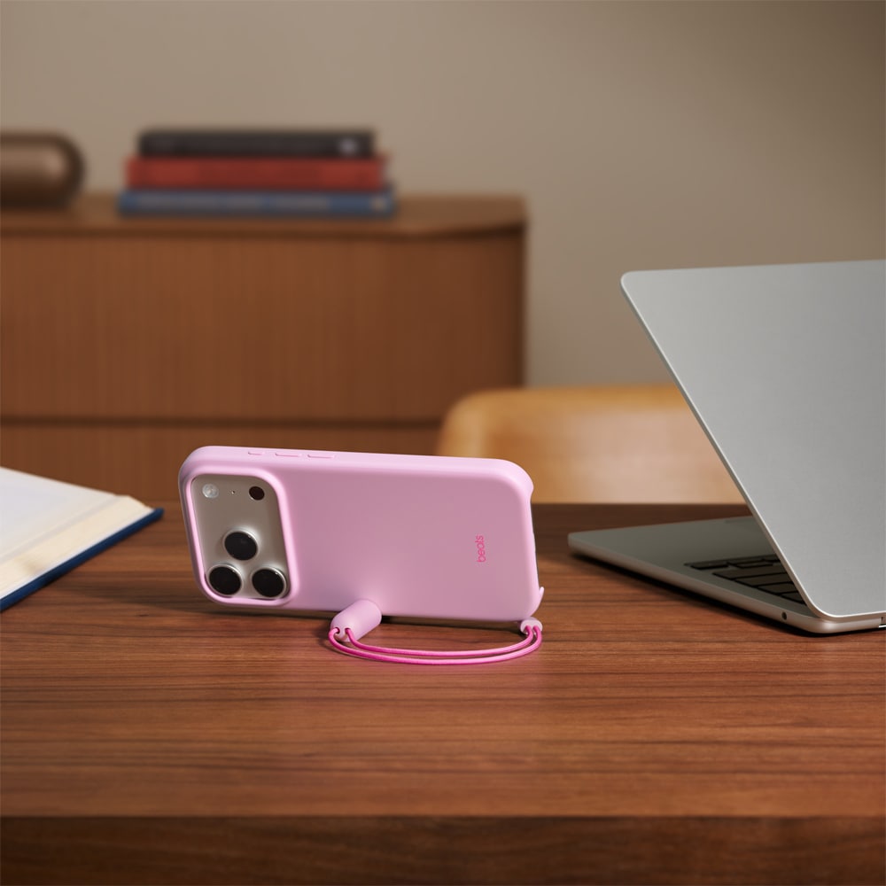 Husa telefon BEATS iPhone 17 Pro KickStand cu MagSafe - Pebble Pink, MGY84LL/A
