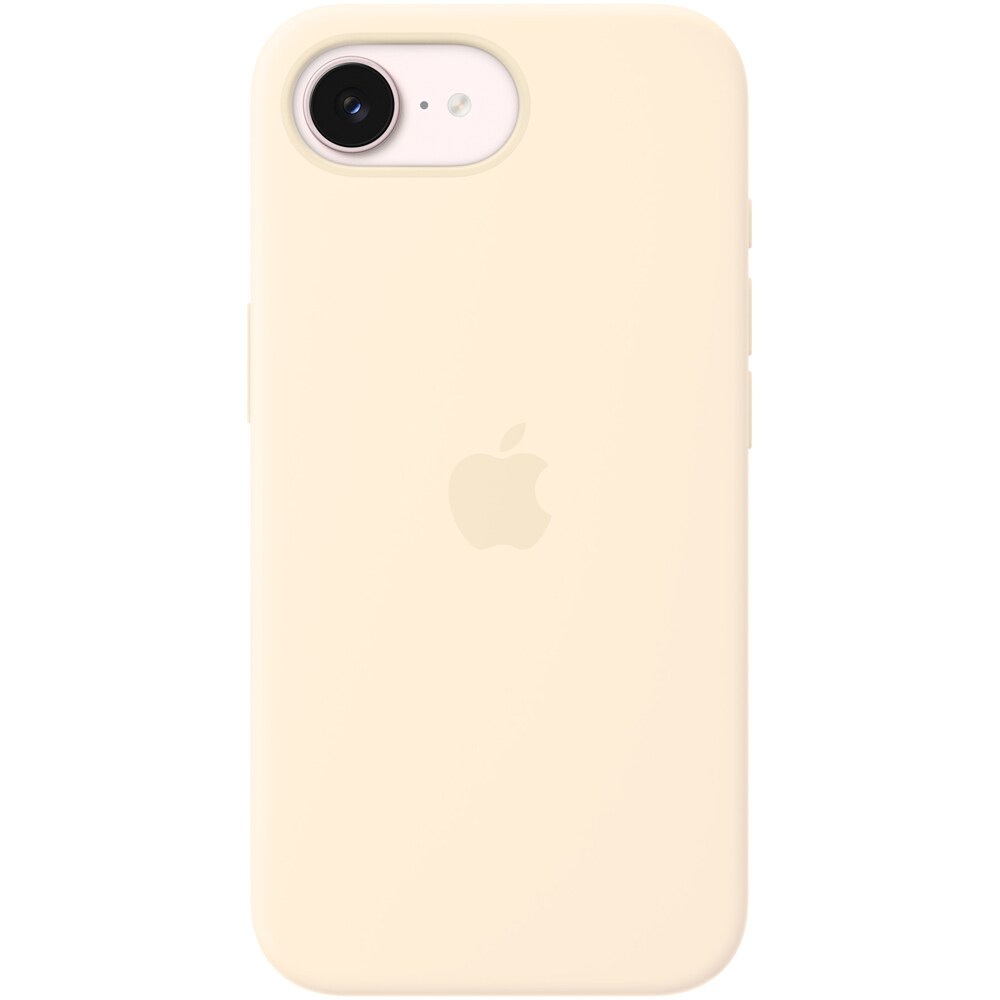 Husa telefon APPLE iPhone 17e Silicone Case cu MagSafe - Vanilla, MHWG4ZM/A