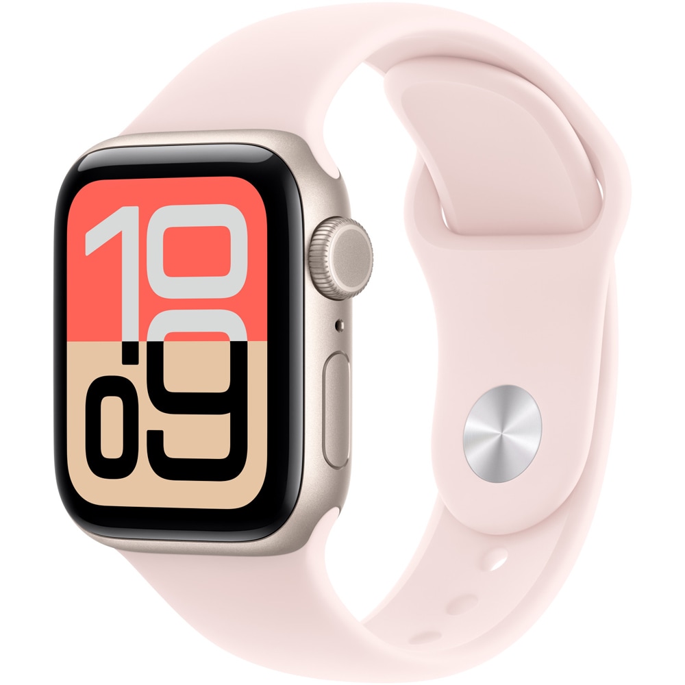 Bratara pentru APPLE Watch 40 mm Sport Band Soft Pink - S/M, MHY24ZMA