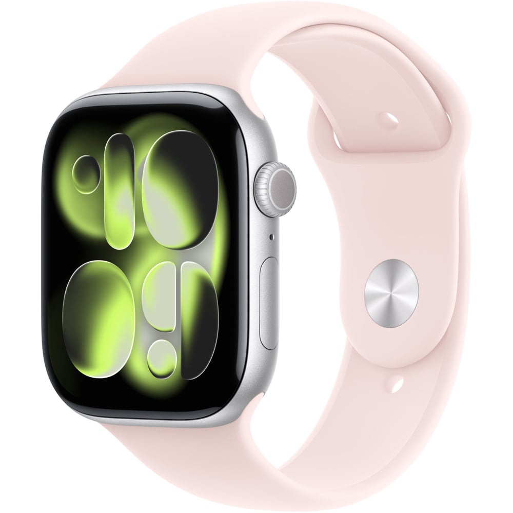 Bratara pentru APPLE Watch 46 mm Sport Band Soft Pink - S/M, MHYF4ZMA