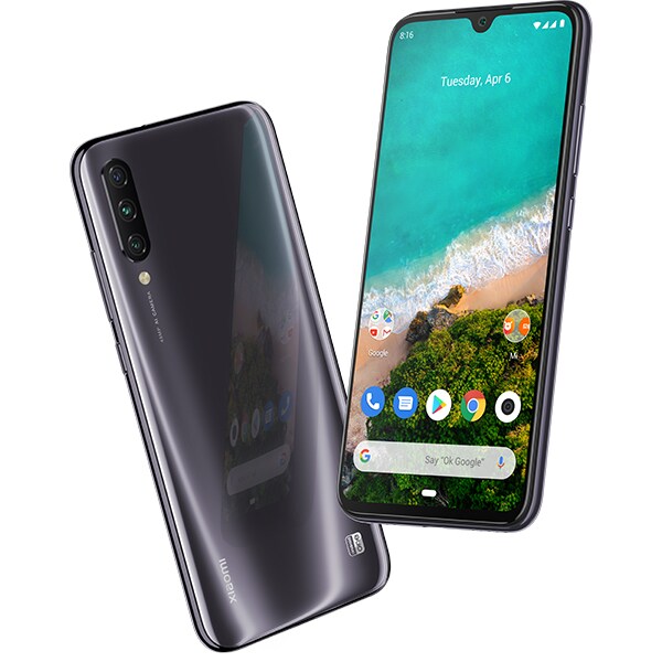 Telefon XIAOMI Mi A3, 128GB, 4GB RAM, Dual SIM, Kind of Grey