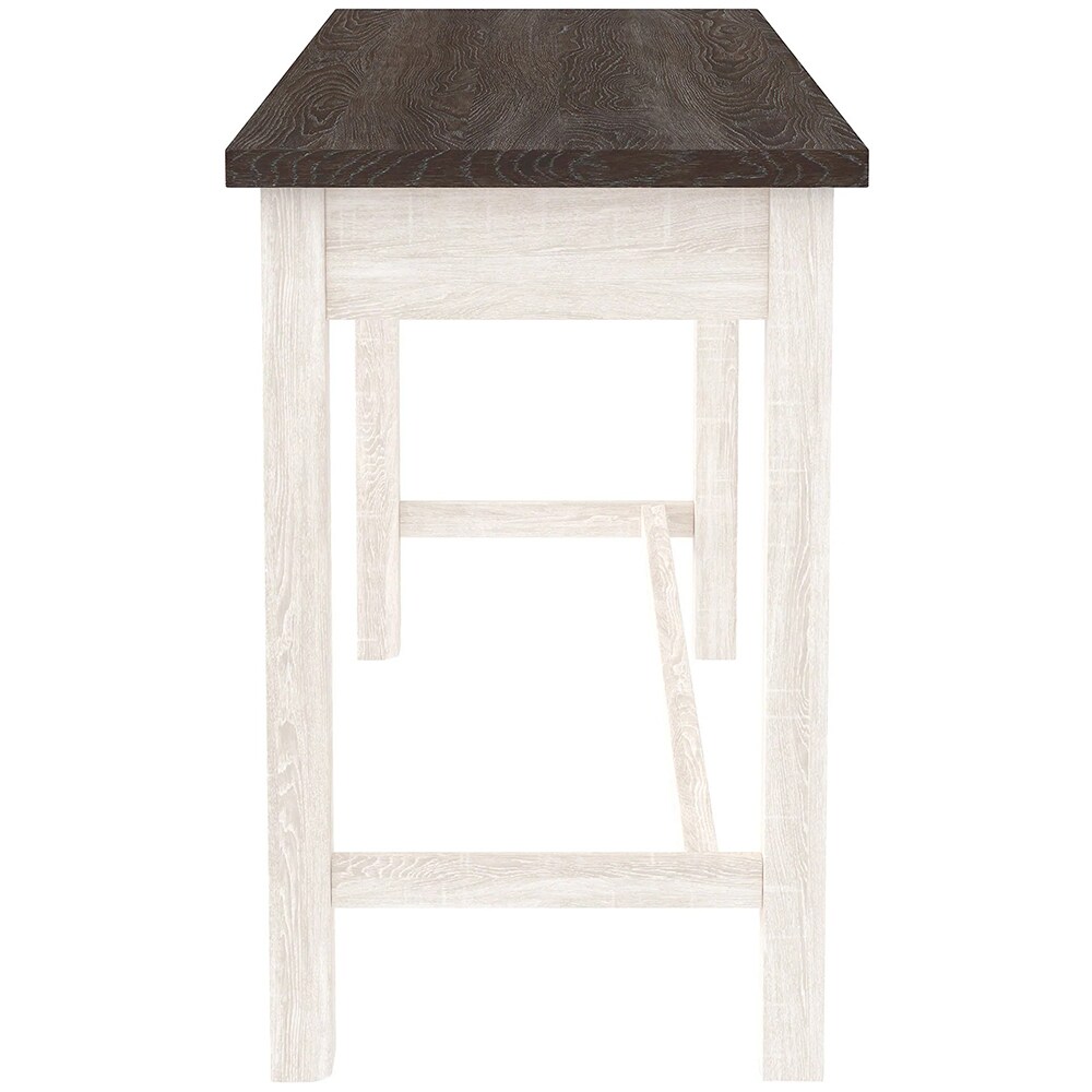 Birou Dorrinson 120 x 49 x 76 cm, alb-grej