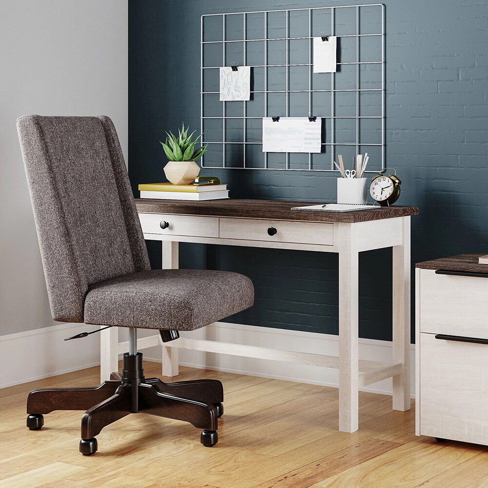 Birou Dorrinson 120 x 49 x 76 cm, alb-grej
