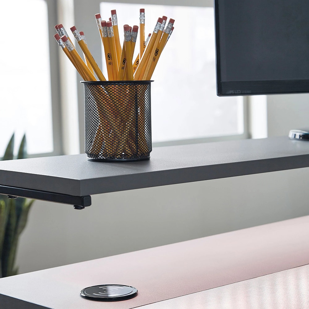 Birou Lynne, 138 x 138 x 91 cm, gri