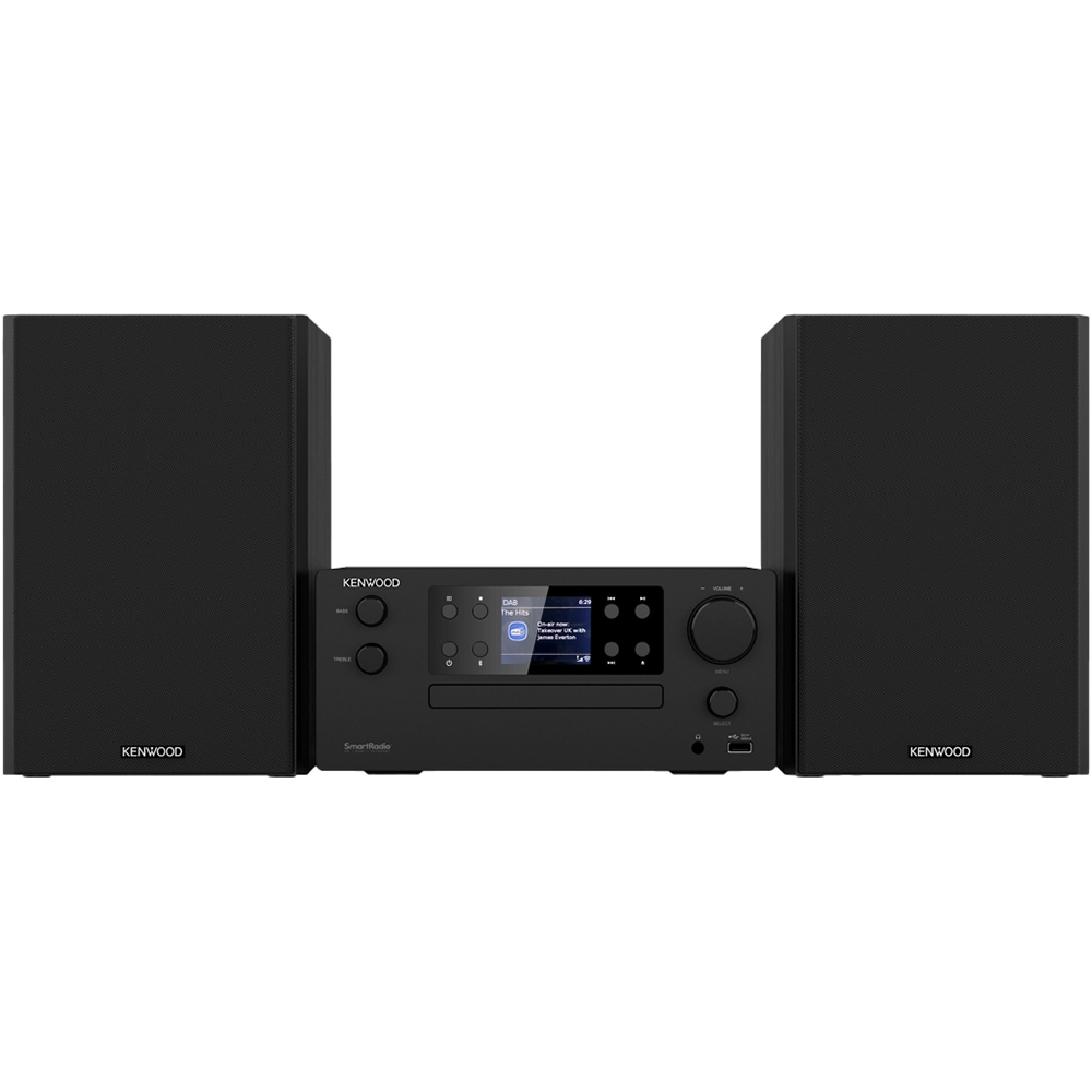 Minisistem audio KENWOOD M-9500S-B, 100W, Bluetooth, USB, CD, Radio FM, negru