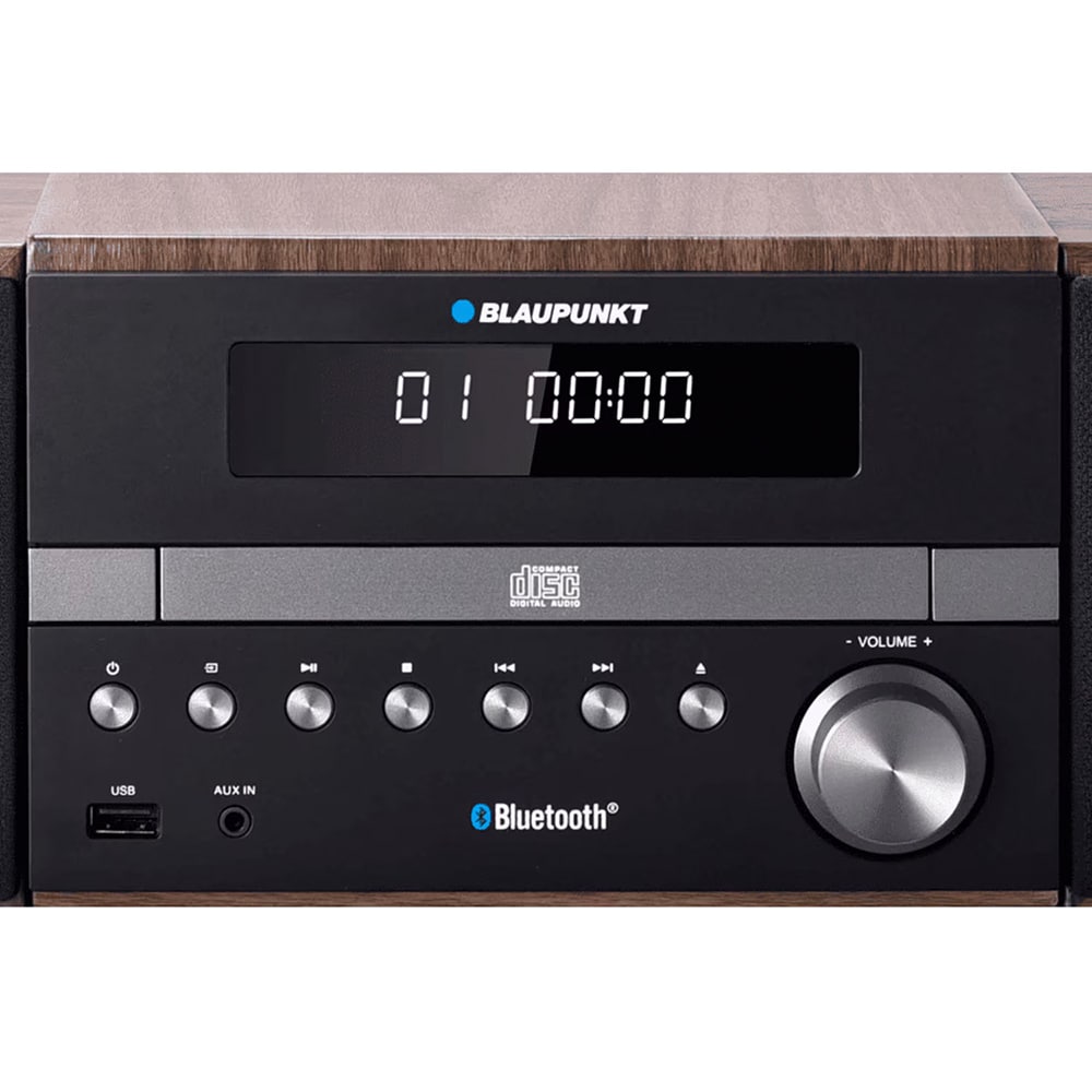 Microsistem audio BLAUPUNKT MS46BT, 100W, Bluetooth, USB, CD, Radio FM, negru