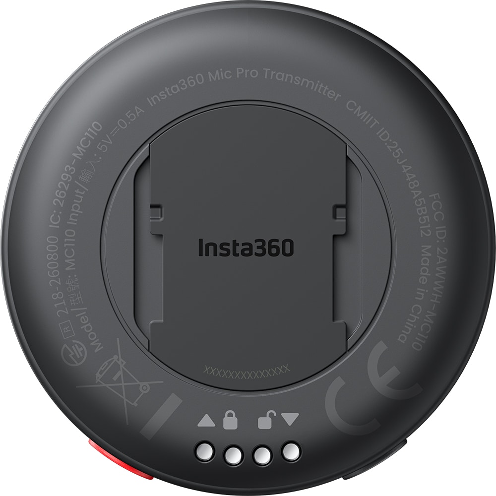 Transmitator INSTA360 Mic Pro Transmitter, Graphite Black